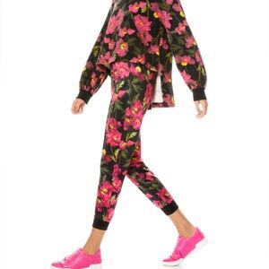 Alice and Olivia TOKYO FLORAL JOGGER
